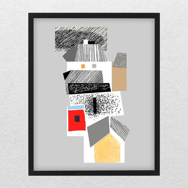 Poster - Brasov, compozitie abstracta 04