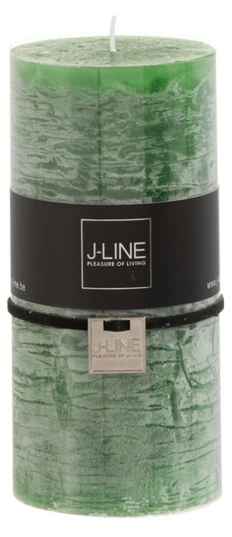 Lumanare Cylinder, Ceara, Verde, 7x7x15 cm