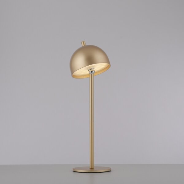 Schöner Wohnen 19244-12 - Lampă de masă LED dimabilă BELLIS, 2,5W/5V, IP54, aurie