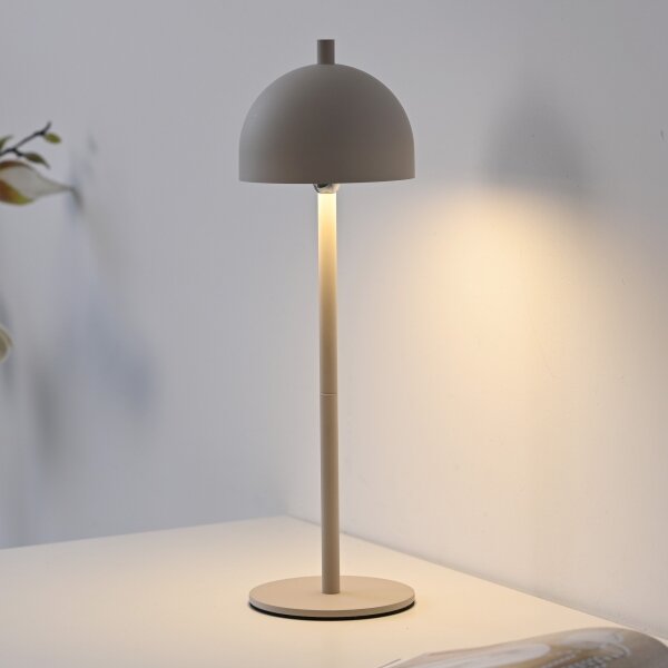 Schöner Wohnen 19244-39 - Lampă de masă LED BELLIS, dimabilă, 2,5W/5V, IP54, gri