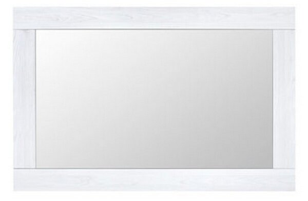 Oglinda Antwerpen II, alb prafuit, 100x75x3 cm
