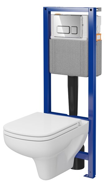 Cersanit Colour set cadru și vas wc, capac+ buton de spălare S701-768