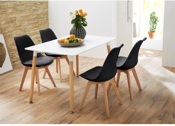 Scaun de masa Culoare negru/fag, BALI MARK