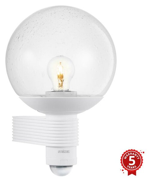 Steinel 611118 - Lampă exterior cu senzor L 400 1xE27/60W/230V IP44 alb