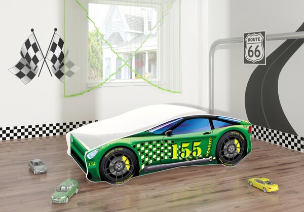 Pat Tineret Race Car 04 Green 160x80