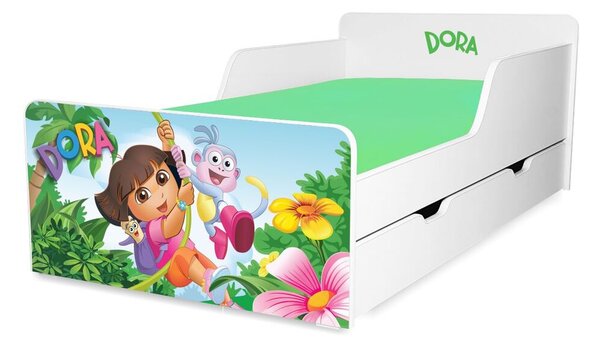 Pat Dora copii 2-12 ani cu sertar - PC-P-SRT-DOR-80