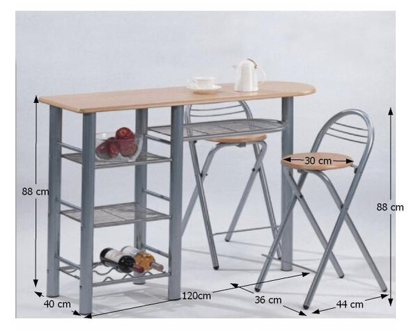 Set mobilier bar Brett DR-414. 752061