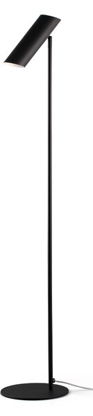 LINK 1xGU10 - Lampă de podea neagră ajustabilă din oțel