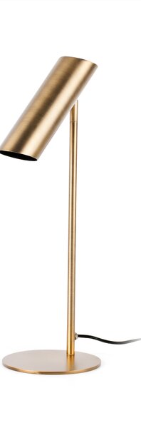 LINK 1xGU10 - Lampă de masă bronz cu finisaj negru ajustabilă din oțel
