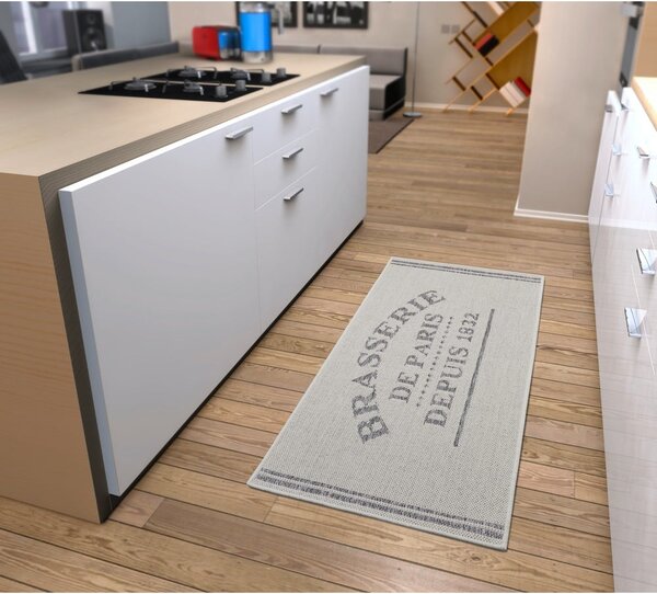 Covor tip traversă gri/crem 62x150 cm Cucina – Hanse Home