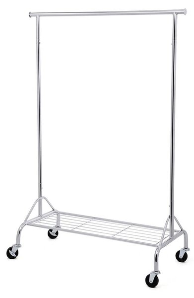 Cuier pe roti Songmics Argintiu 102x39x6.5 cm