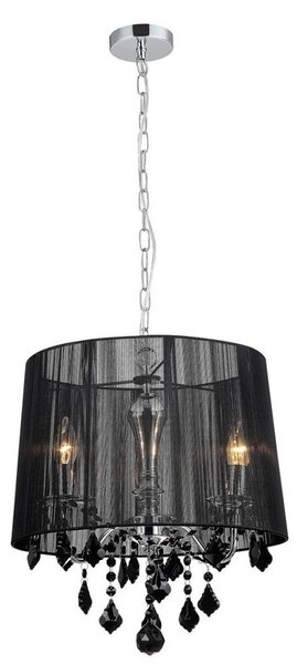 ITALUX MDM-2572/3 BK - Lustră pe lanț CORNELIA 3xE14/40W/230V