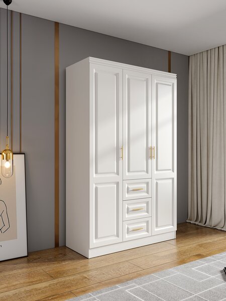 Dulap Bello 2 - MDF - 3 usi - Clasic, elegant, cu preț imbatabil
