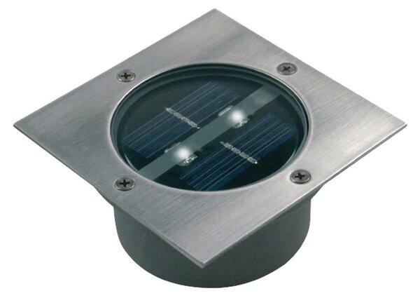 Corp de iluminat LED solar pentru căi de acces LED/0,12W/2xAAA IP67 oțel inoxidabil Nedis RA-5000198