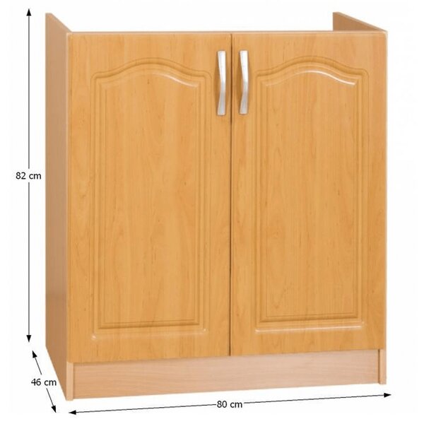 Dulap inferior de bucătărie Leite MDF klasik S80ZL. 788704