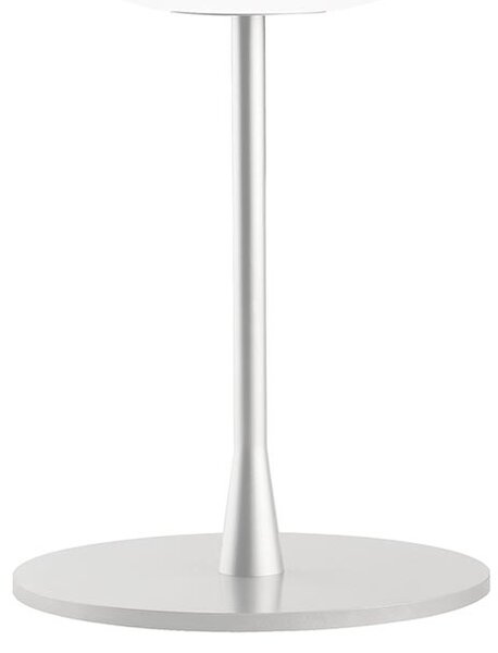 Glo-Ball 1 - Lampă de masă argintie dimabilă