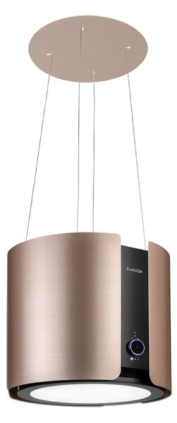 Klarstein Skyfall Smart, hota insula, Ø 45 cm, recirculare, 402 m³ / h, LED, auriu