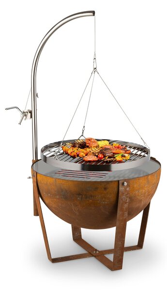 Blumfeldt Blum Fire Globe, focar cu gratar, Ø60cm, otel