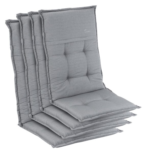Blumfeldt Coburg, pernă, pernă pentru fotoliu, spătar înalt, pernă scaun de grădină, poliester, 53 × 117 × 9 cm, 4 x pernă bancă