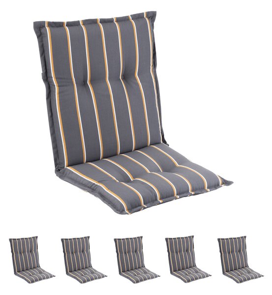 Blumfeldt Sylt, pernă tapițată, pernă pentru scaun, spătar mai înat, poliester, 50 × 120 × 9 cm, 1 × covoraș