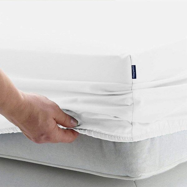 Sleepwise Soft Wonder-Edition, cearșaf elastic pentru pat, 90 - 100 × 200 cm, microfibră
