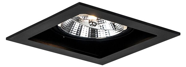 Spot modern îngropat negru 18 cm reglabil - Artemis 111