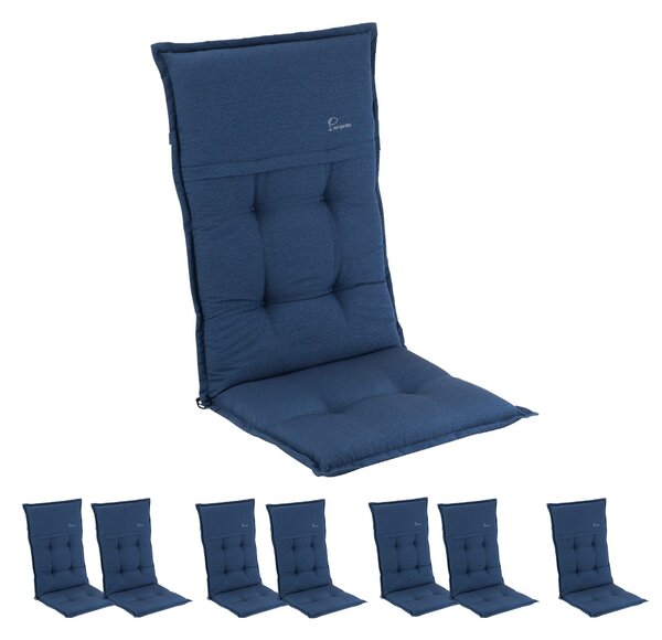 Blumfeldt Coburg, pernă, pernă pentru fotoliu, spătar înalt, pernă scaun de grădină, poliester, 53 × 117 × 9 cm, 8 x pernă bancă