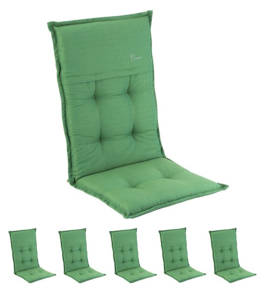 Blumfeldt Coburg, pernă, pernă pentru fotoliu, spătar înalt, pernă scaun de grădină, poliester, 53 × 117 × 9 cm, 6 x pernă bancă