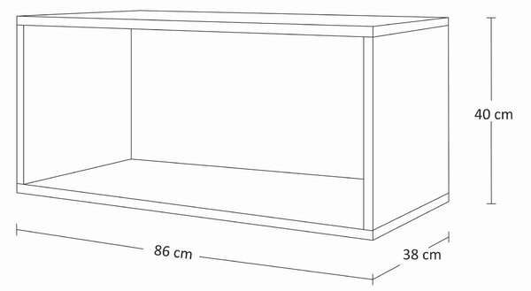 Mobilier living Balldy (alb + alb lucios). 1007691