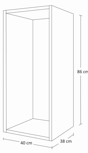 Mobilier living Melville (negru + negru lucios). 1007684