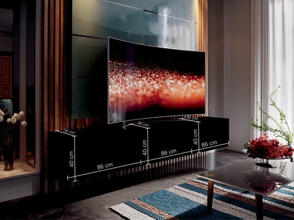 Mobilier living Brassica (alb + alb lucios). 1007703