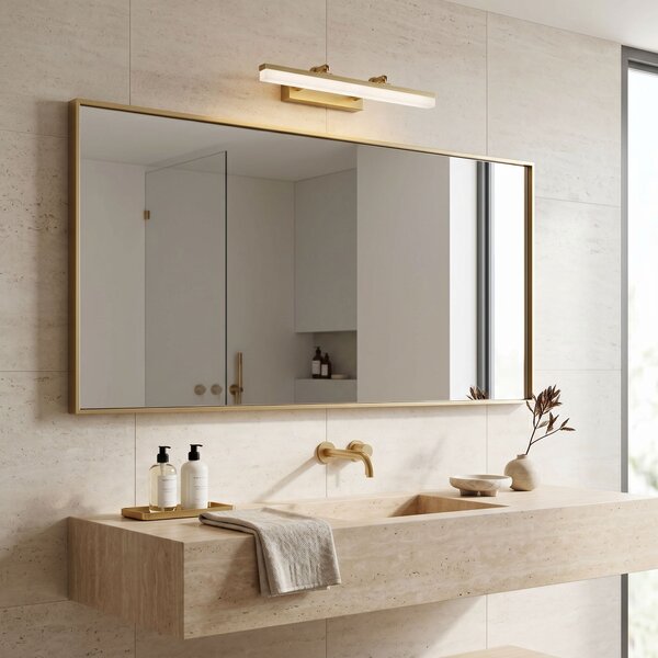 Aplică LED pentru baie APP1875-1W 40cm BRUSH GOLD