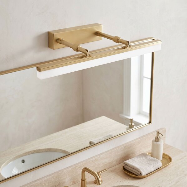 Aplică LED pentru baie APP1875-1W 40cm BRUSH GOLD