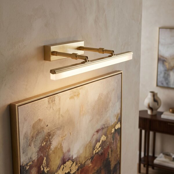 Aplică LED pentru baie APP1875-1W 40cm BRUSH GOLD