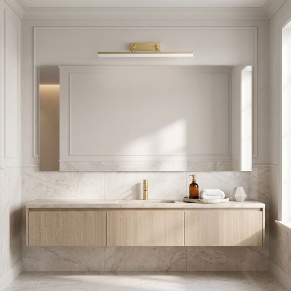 Aplică LED pentru baie APP1876-1W 60cm BRUSH GOLD