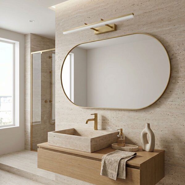 Aplică LED pentru baie APP1876-1W 60cm BRUSH GOLD