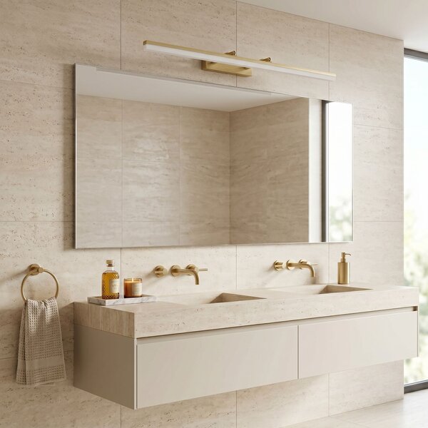 Aplică LED pentru baie APP1877-1W 80cm BRUSH GOLD