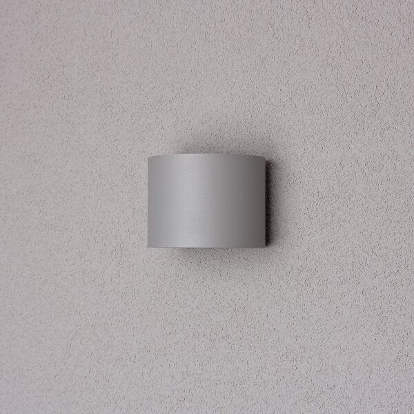 Aplică LED de exterior Brilagi RONDO LED/6W/230V gri IP54