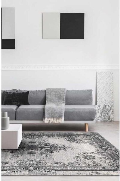 Covor lana Meri graphite Selectează mărime: 133 X 180