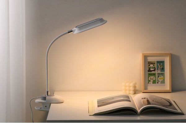 Immax 08997L - Lampă de birou LED+CCT reglabilă cu clemă CLIP 7,5W/230V albă