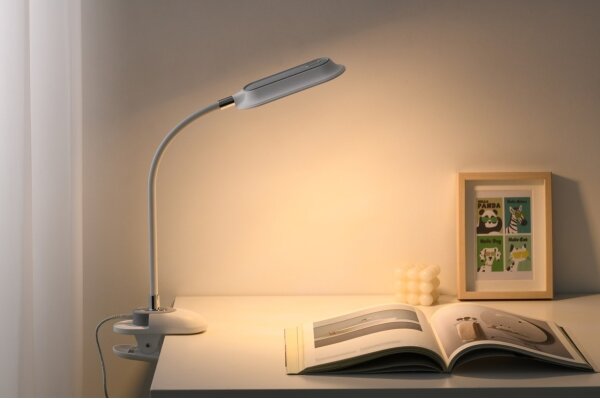 Immax 08997L - Lampă de birou LED+CCT reglabilă cu clemă CLIP 7,5W/230V albă