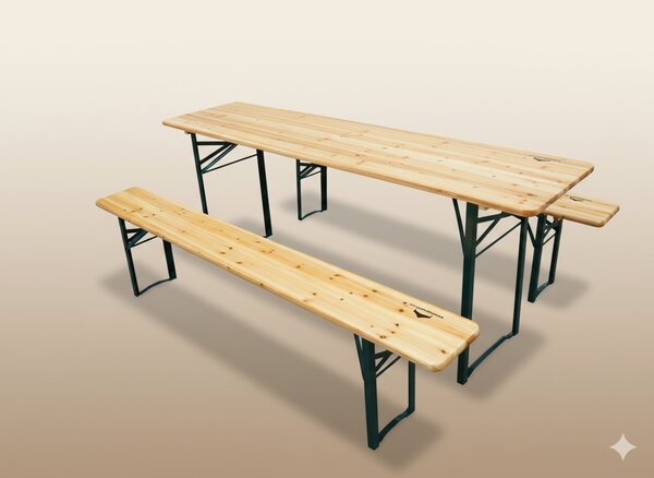 Set de bere din lemn – 180 cm, 50cm