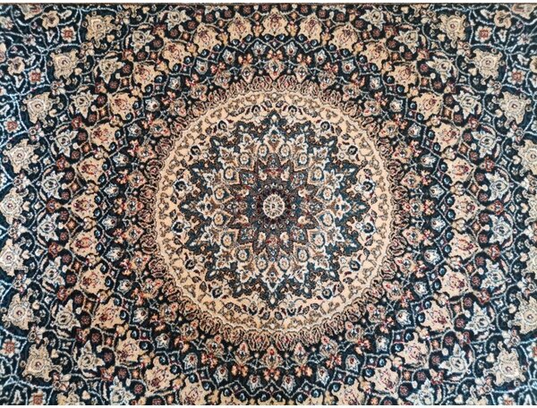 Covor lana Trubadur bleumarin Selectează mărime: 133 X 190
