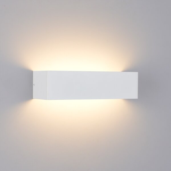 Brilagi - Aplică LED de exterior DONNANI, 12W, 230V, 30 cm, alb, IP44