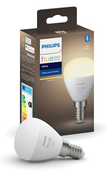 Bec LED dimabil Philips Hue WHITE AMBIANCE P45 E14/5,5W/230V 2700K