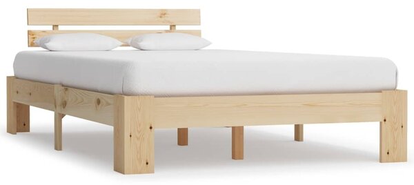 Cadru de pat, 140 x 200 cm, lemn masiv de pin