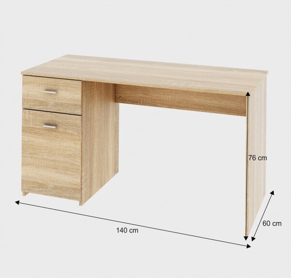Masă PC Branny (stejar sonoma). 1015583