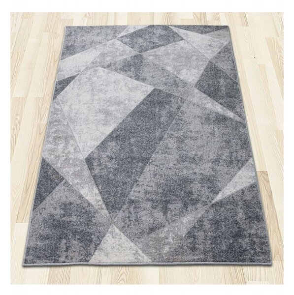 Covor Beenom design geometric gri-bej 1003-155 Selectează mărime: 080 X 150