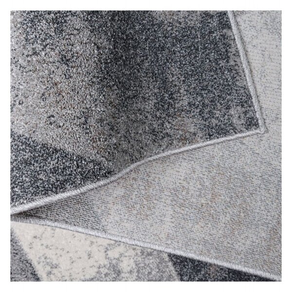 Covor Beenom design geometric gri-bej 1003-155 Selectează mărime: 080 X 150