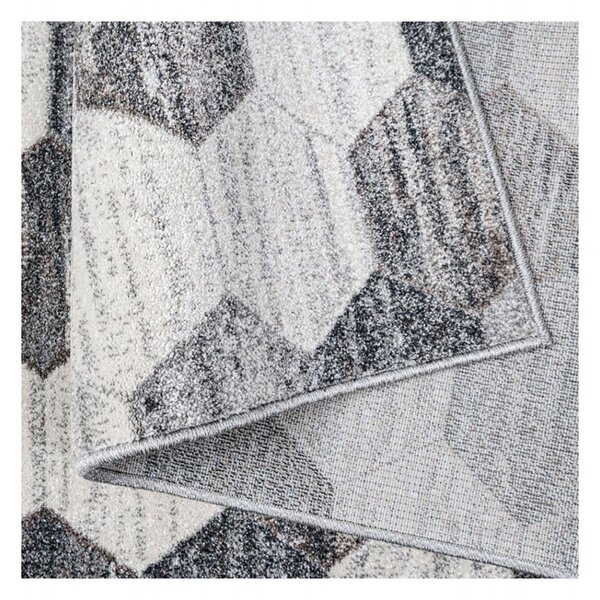 Covor Beenom design geometric gri-bej 1004-125 Selectează mărime: 200 X 300